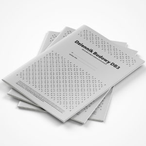 Dziennik budowy DB3 - okładka