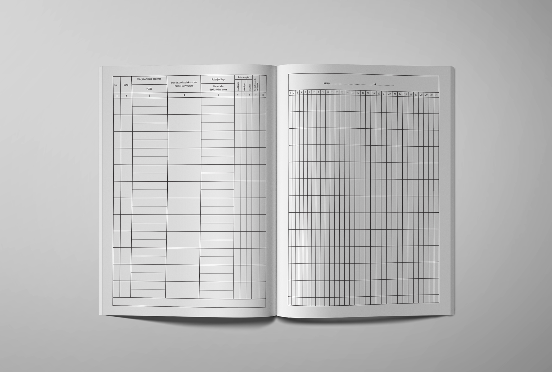 Książka Gabinetu Zabiegowego - Mz/Og-9 - obrazek 5