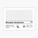 Recepta okularowa A6