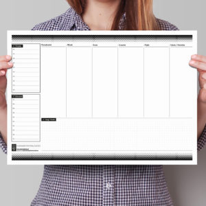 Podkład na biurko / Biuwar / Planer tygodniowy A3 (wzór B.4)