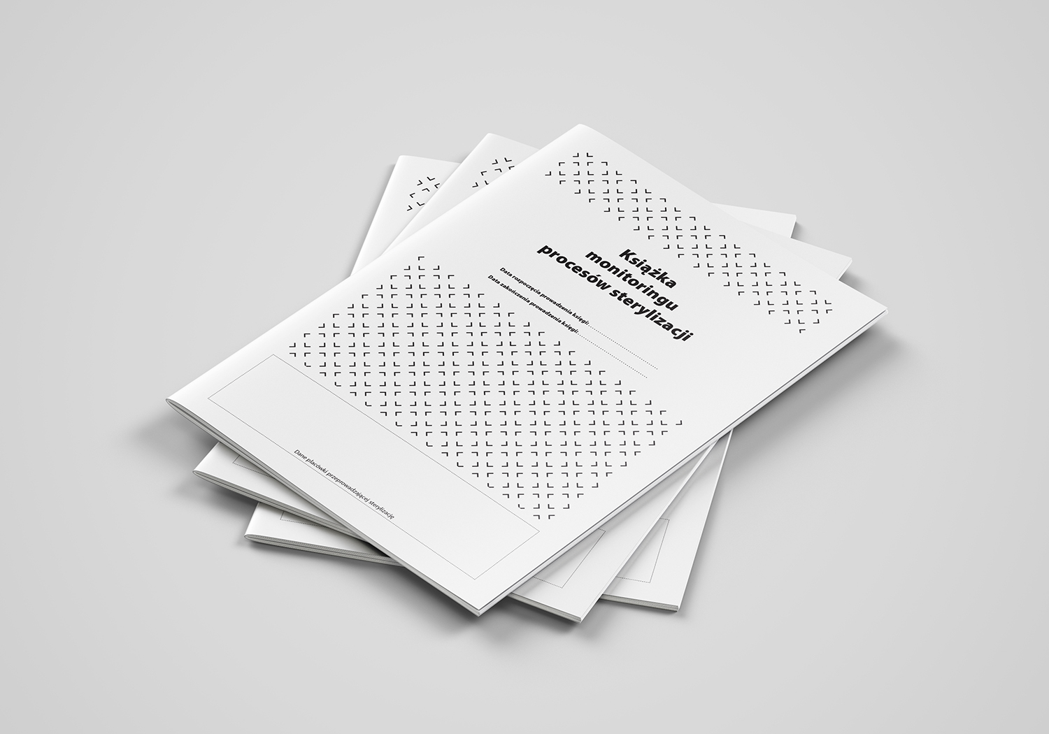 Książka monitoringu procesów sterylizacji - okładka