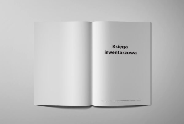 Księga inwentarzowa - miękka A4 - obrazek 2